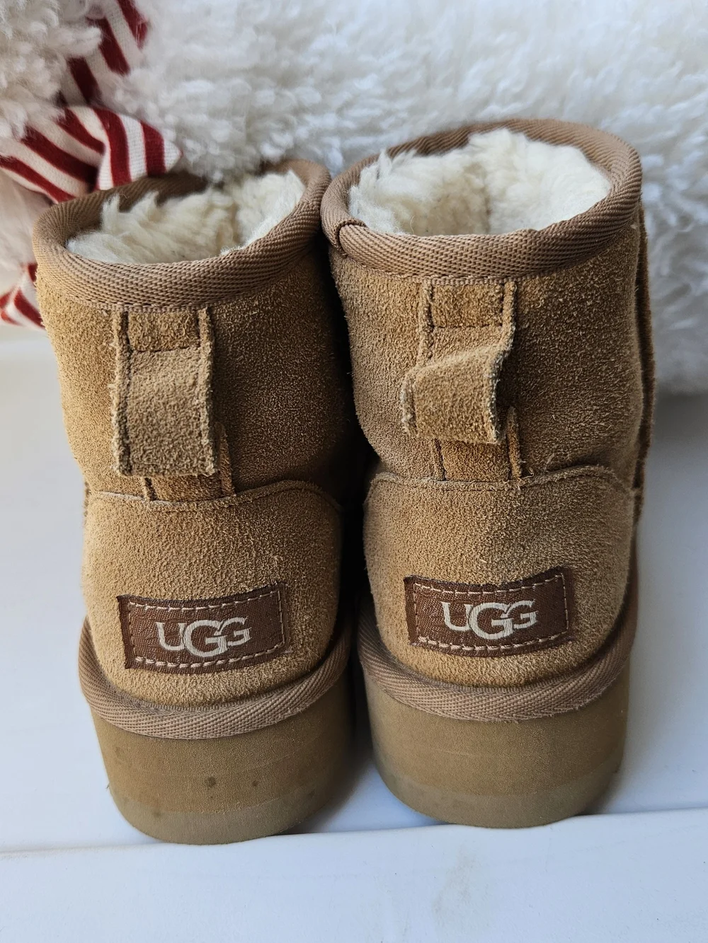 UGG Chestnut Tan Suede Kids Booties